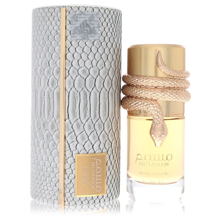 Lattafa Musamam White Intense by Lattafa Eau De Parfum Spray (Unisex) 3.4 oz Lattafa Musamam White Intense by Lattafa Eau De Parfum Spray (Unisex) 3.4 oz